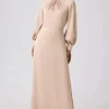 Crepe Back Satin A-line Evening Gown