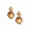 Large Citrine Drop Earrings