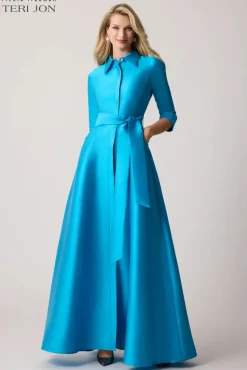 Mikado Twill Shirt Waist Gown