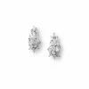 Pear and Marquise Cluster Earrings