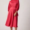 Roll Neck Midi Dress