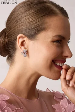 Triple Flower Earrings