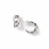 Twist Cuff Hoop Earrings