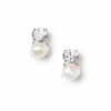White Pearl Earrings