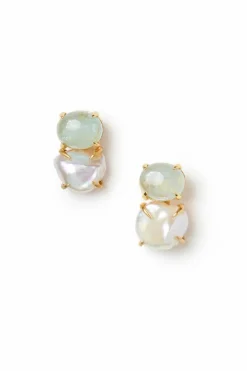 White Pearl Earrings